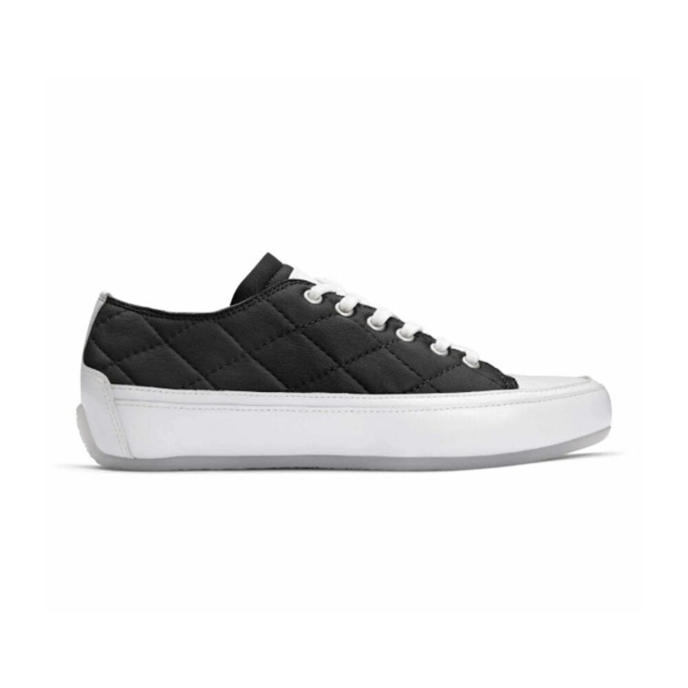 Vionic Delight Edie Women's Casual Sneakers Shoes Black White Quilted Size 8.5
